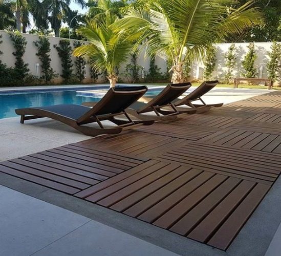 Deck 120 x 32 mm (duas fêmeas) em Deck Ecológico